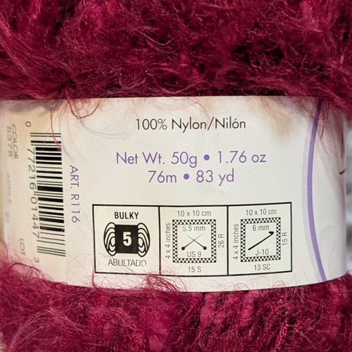 2 New Skeins Moda Dea Eden Yarn - 1.76oz - #5378 Apple - Picture 4 of 4