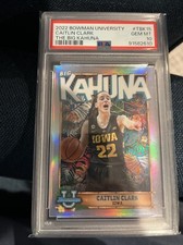 2022 Bowman University Caitlin Clark -The Big Kahuna PSA 10!