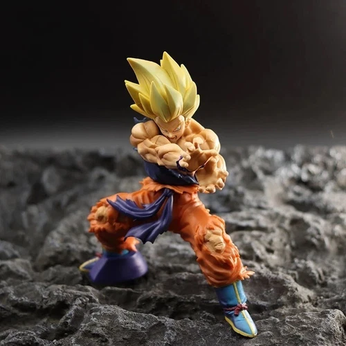 15.5CM DBZ Anime Figure Battle Damage Shockwave Goku Manga Anime Statue - Picture 5 of 6