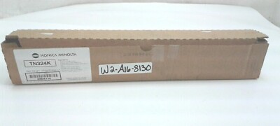 Konica Minolta TN324K Black Toner Cartridge  A8DA130