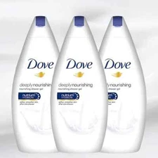 Dove Body Wash Deeply Nourishing 16.9 Fl oz/500 ml-FREE SHIPPING-PACK OF 3