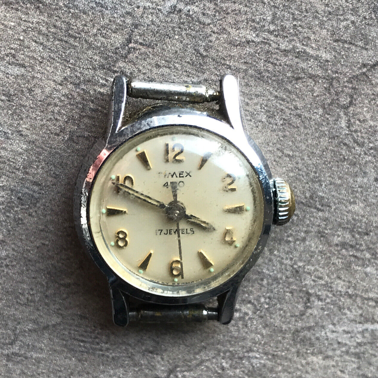 VINTAGE 1960 WEST GERMANY Timex 400 17 jewel Women’s watch RUNS Bin M