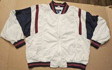 Vintage Brooks Brothers Varsity Tennis Bomber Jacket Mens Large Made in USA