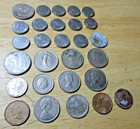 World Coin Lot x28 Mexico/France/Canada/Spain/Japan/Panama & More Circulated — photo 1