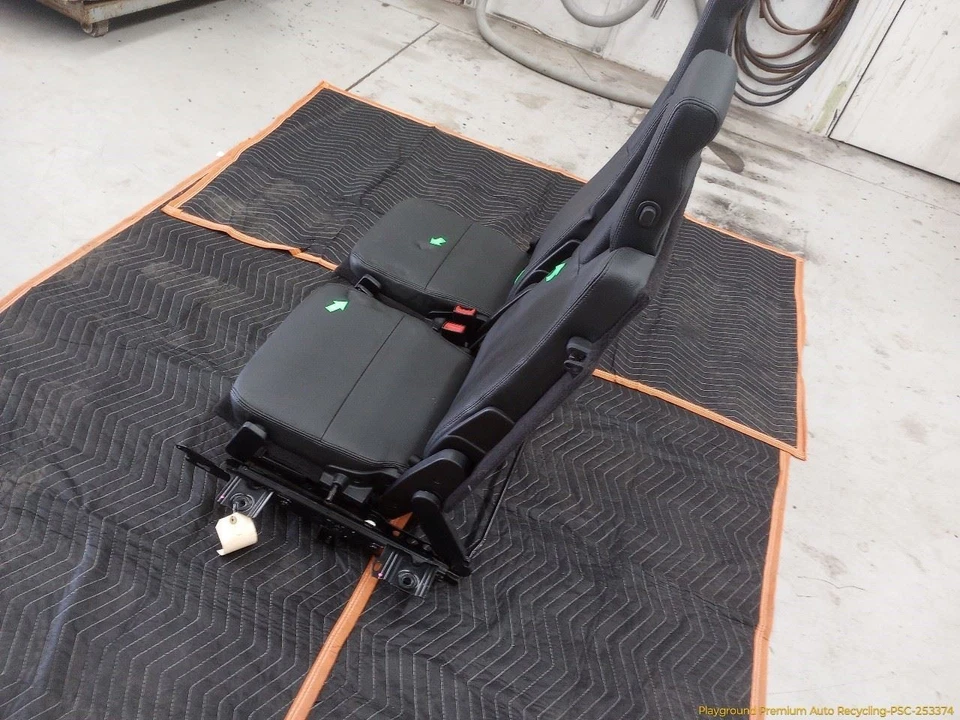 Land Rover LR3 Pair Of Left & Right 3rd Row Leather Seat Black Fits 2005-2009 05 - Imagem 3 de 4