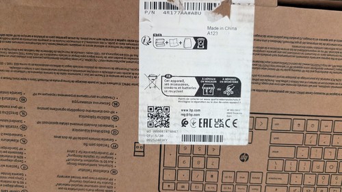 HP Programmable Wireless 455 Keyboard UK British QWERTY Layout Black OPEN BOX - Picture 6 of 6