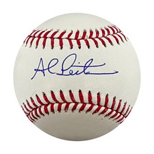 Al Leiter Yankees Mets Autographed OMLB Baseball WYWH Holo-5