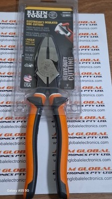 Klein Tools 2000-9NE-EINS isolierte Lineman-Seitenschneidezange mit hoher Heb...