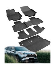 Floor Mats Cargo Liner for Toyota Highlander 2020-2025 Only for Bench Seat...