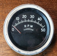 Vintage 549423 Ac Tachometer 12v 5000 Rpm Hundreds Mercury Replacement