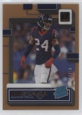2022 Panini Clearly Donruss Rated Rookie Orange 5/75 Derek Stingley Jr #94 0nr3
