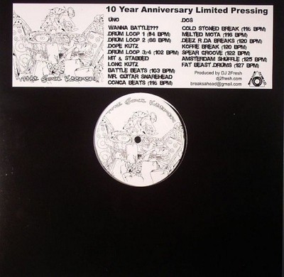 DJ 2FRESH The Soul Keeper: 10 Year Anniversary LP NEW VINYL Breaks Ahead Dj Que