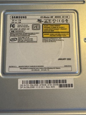 Samsung CD-Master 48E Model SC-148 Desktop IDE CD Rom Drive