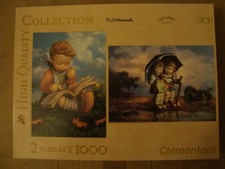 PUZZLE [NEU/OVP] [2 x 1000 Teile] - (M. J. HUMMEL FIGUREN) Clementoni Exclusive