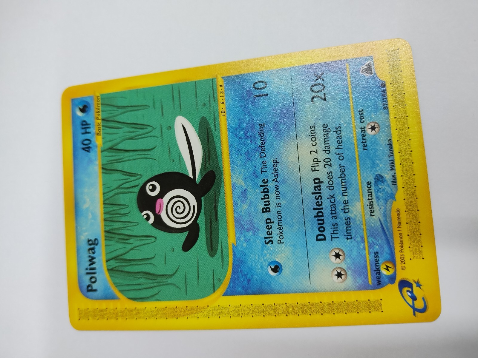 MINT Poliwag 87/144 Common Skyridge Pokémon Card