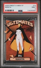 2025 TOPPS FINEST X-MEN '97 #14 MANTA PSA 9