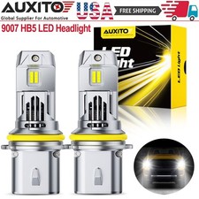 2x Auxito Canbus Hb5 9007 Led Headlight Bulbs 6500k White High Low Beam 33000lm 2x Auxito Canbus Hb5 9007 Led Headlight Bulbs 6500k White High Low Beam 33000lm