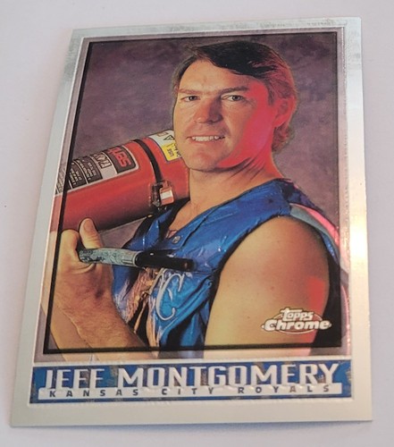 1998 Topps Chrome Jeff Montgomery #184 card