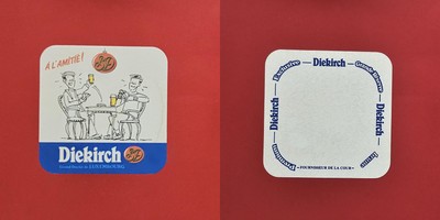 Diekirch A Lámitie! Brauerei Bierdeckel Bier