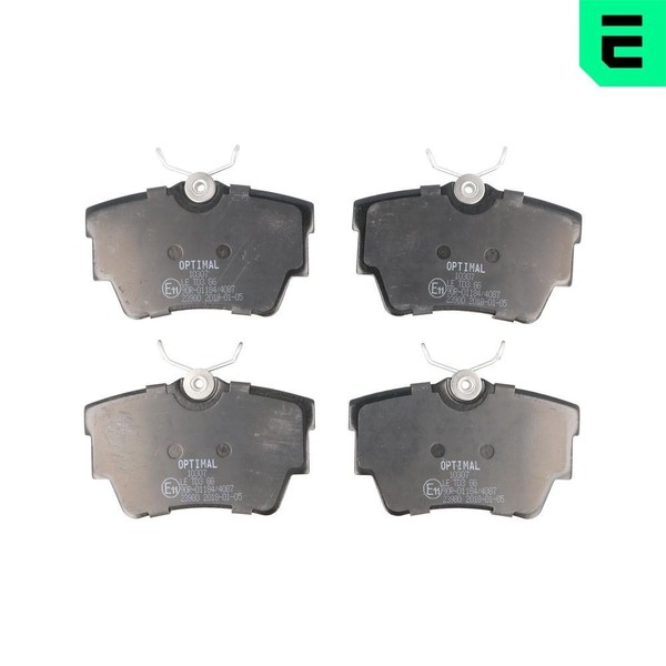 NEU - Optimal BP-10307 Bremsbelagsatz, Scheibenbremse Passend FüR Fiat Opel-image