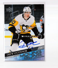 DREW O'CONNOR autographed '20/21 PITTSBURGH PENGUINS 