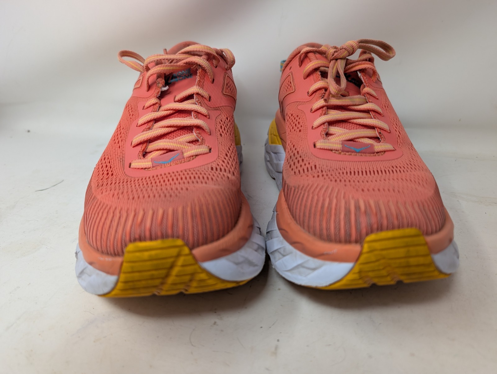 Hoka Bondi 7 Orange Running Shoes Breathable Sneakers 1110519CCSD Women's Size 8 thumbnail 2