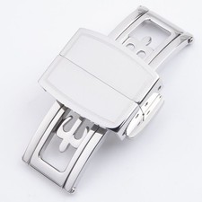 16 18mm Steel Folding Buckle Clasp Fits Patek Philippe Aquanaut Models