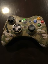 Microsoft Xbox 360 Controller Camo Limited Edition Halo 4 Camouflage OEM TESTED