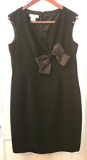 Maggie London Ladies  Little Black Dress Cocktail Classy Dress Size 10 Petites