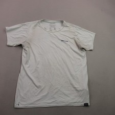 Patagonia Shirt Boys Medium Short Sleeve White Casual Crew Neck Outdoor