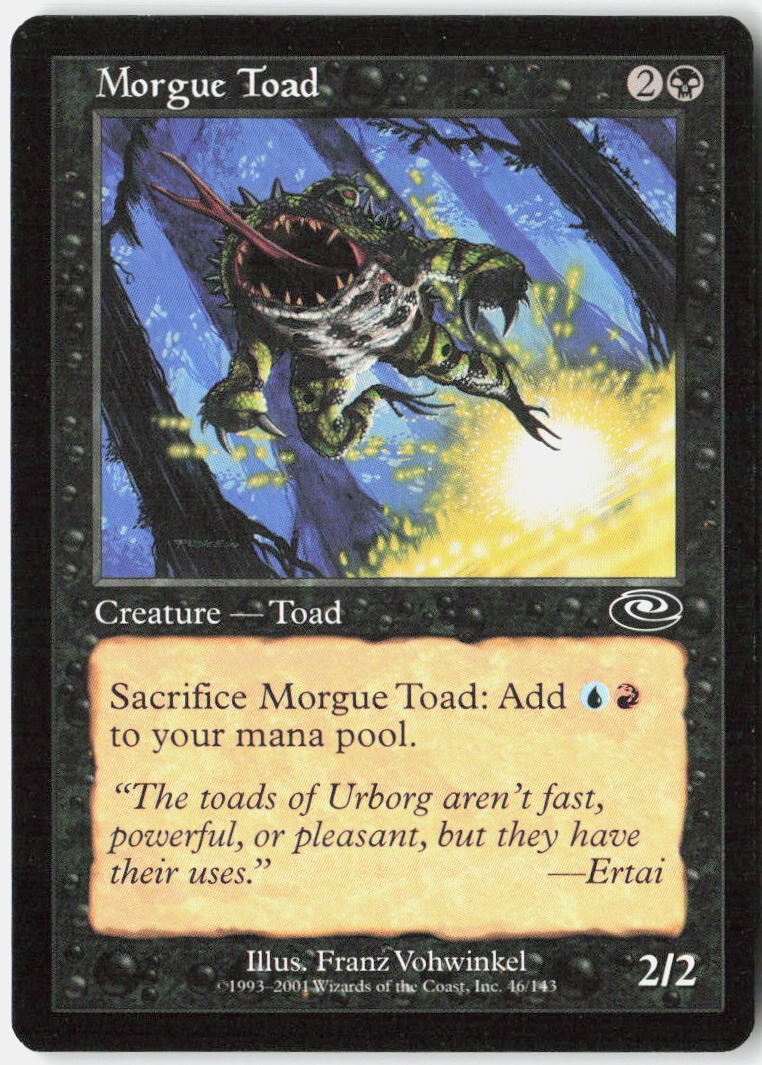 Magic - Morgue Toad Planeshift [PLS - 46] NM Common