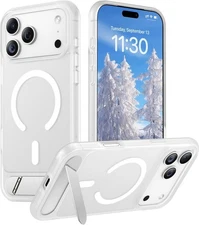 Temdan Designed for iPhone 17 Pro Case, [Built-in Invisible Clear Matte 