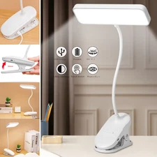 Reading Desk Light Eye-Caring LED Desk Lamp Adjustable Swing Arm Lamp with Clamp