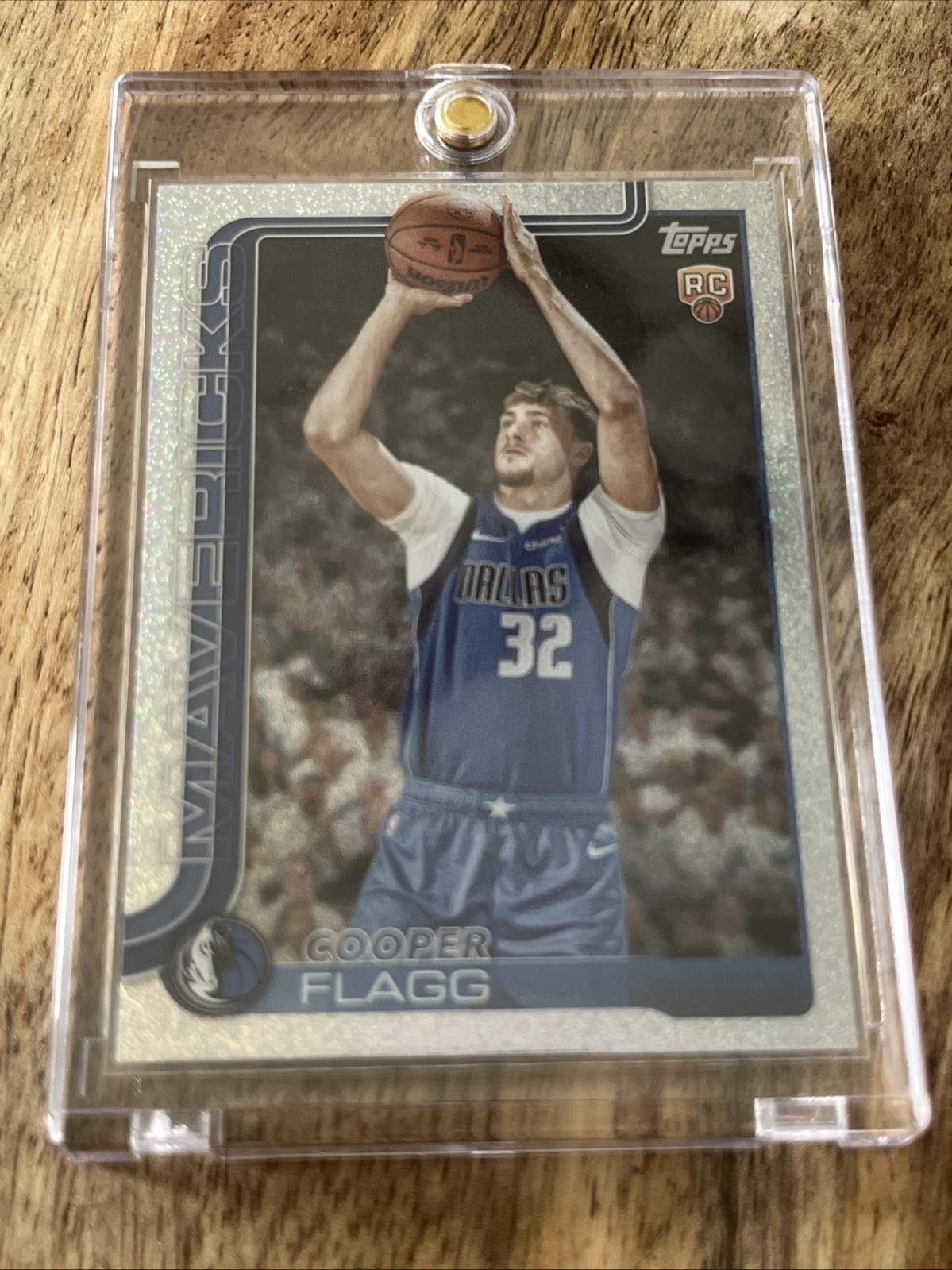 2025-26 Topps Flagship NBA Basketball #201 Cooper Flagg Sandglitter Rookie Card