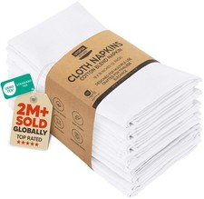 Utopia Kitchen Cloth Napkins Cotton Blend Washable and Reusable Table Dinner...