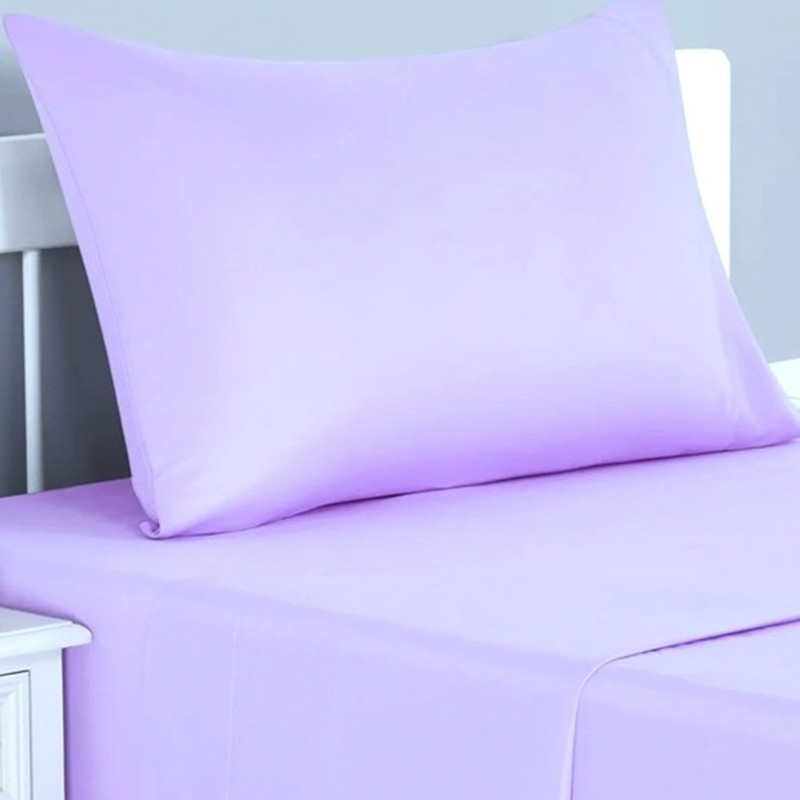 Your Zone TWIN SHEET SET 3-Pc LILAC PURPLE Microfiber ~ New with Tags