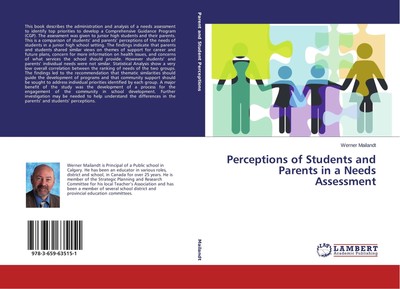 Perceptions of Students and Parents in a Needs Assessment Werner Mailandt