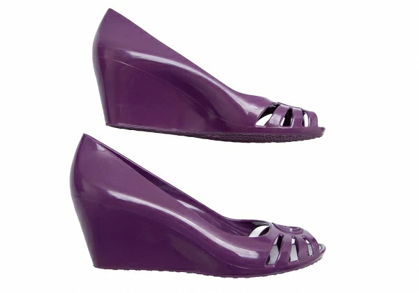 GUCCI Rubber Heel Sandals Purple 23.5 [Ladies] thumbnail 4