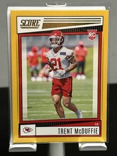 2022 Score Gold - #328 - Trent McDuffie - Kansas City Chiefs Rookie