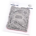 PINK FRESH   - GREY RUBBER STAMPS  - HAPPY HUMMINGBIRDS