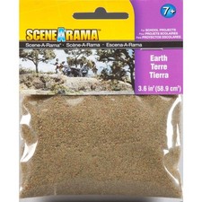 Woodland Scenics SP4181 Scene-A-Rama Scenery Bags, Earth 2oz