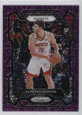 2023-24 Panini Prizm Fast Break Purple Prizm 41/75 Alperen Sengun #20 13hf