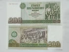 Germany 200 Mark  ZA Replacement Unc 1985 Unc