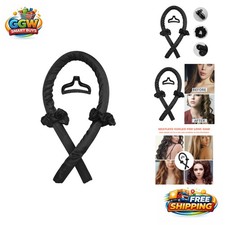 Portable Heatless Curlers with Hair Clip - Overnight Soft Waves Styling Tool
