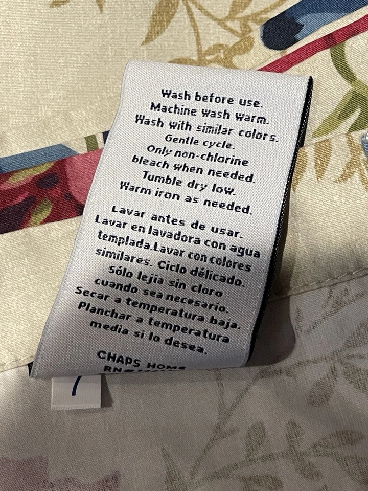 PANELES CORTINAS FLORALES CHAPS RALPH LAUREN CLAIRE (2) Foto 3 de 3