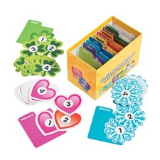 Fun Express 3" Classroom Calendar Days of the Year Cardstock Card Set - 462 Pc.