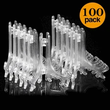 PACK OF 100 Card Stand Trading Card Stands Baseball Display Stand Holder 3" US