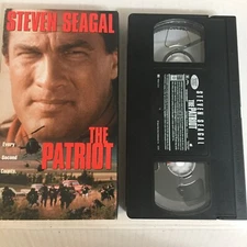 The Patriot Steven Seagal VHS tape Ships Same Day With Tracking