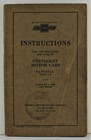 <!--F#f_0-->Instructions for the operation and care of Chevrolet Motor Cars Series A B 1928 <!--F/-->