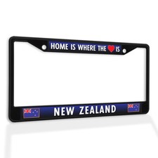 Metal License Plate Frame Vinyl Insert Home Is Where The Heart New Zealand
